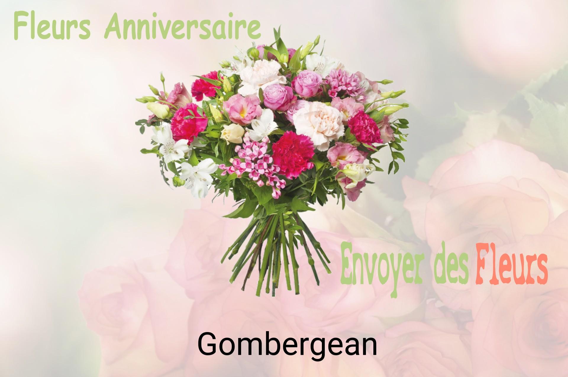 Bouquet de fleurs d’anniversaire livré à Gombergean